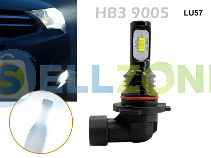 Λαμπτήρες LED αυτοκινήτου HB3 9005 6000k ανθεκτικοί στις κρούσεις, υψηλής φωτεινότητας - LU57