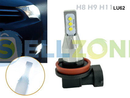 Λαμπτήρες αυτοκινήτου H8 H9 H11 6000K εξαιρετικά φωτεινοί 6000LM LED - LU62