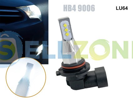 Λαμπτήρες αυτοκινήτου HB4 9006 6000K εξαιρετικά φωτεινοί 6000LM LED - LU64