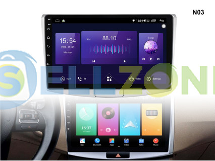 Πλοήγηση με GPS και οθόνη 10 ιντσών για VW Passat Golf - N03