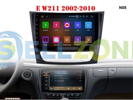 Υψηλής ποιότητας πλοήγηση με ενσωματωμένο GPS για Mercedes W211 - N08