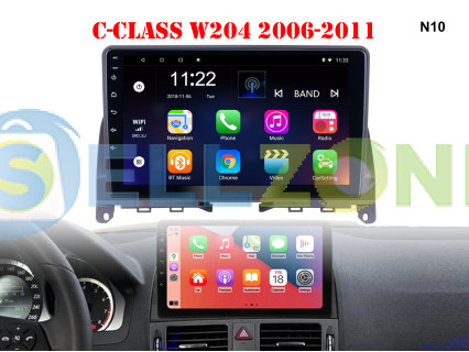 Πλοήγηση με οθόνη 9 ιντσών για Mercedes C W204 - N10