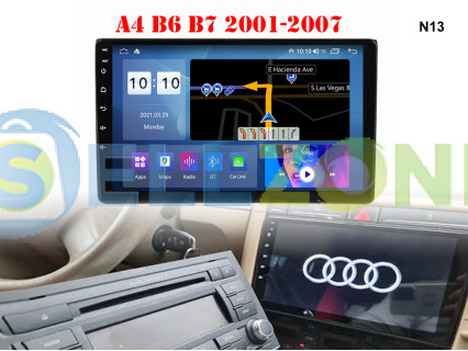 Πολυμέσα υψηλής ποιότητας με οθόνη 9,8 ιντσών για AUDI A4 B6 B7 01-07 - N13
