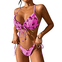 Γυναικείο μαγιό δύο τεμαχίων ροζ πεταλουδίτσες - W0689-W0691 - Sellzone.bg Γυναικείο μαγιό δύο τεμαχίων ροζ πεταλουδίτσες - W0689-W0691