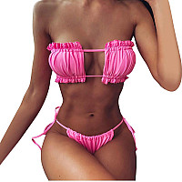 Μπικίνι μαγιό με push effect σε ροζ χρώμα - W0703 - Sellzone.bg Μπικίνι μαγιό με push effect σε ροζ χρώμα - W0703