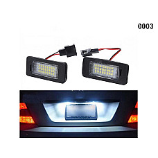 Φώτα για πίσω πινακίδα κυκλοφορίας με 24 LED για AUDI Q5 A4 A5 - 0003