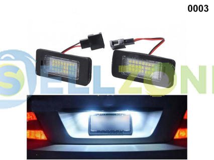 Φώτα για πίσω πινακίδα κυκλοφορίας με 24 LED για AUDI Q5 A4 A5 - 0003