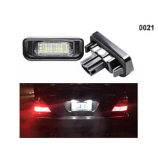 Φώτα Πινακίδας εγγραφής με λευκό φως υψηλής ποιότητας για Mercedes S-class W220 - 0021