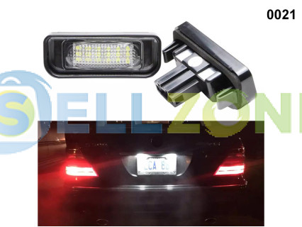 Φώτα Πινακίδας εγγραφής με λευκό φως υψηλής ποιότητας για Mercedes S-class W220 - 0021