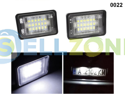 Φώτα LED πινακίδας εγγραφής υψηλής ποιότητας Mercedes GLK X204 07-13 - 0022