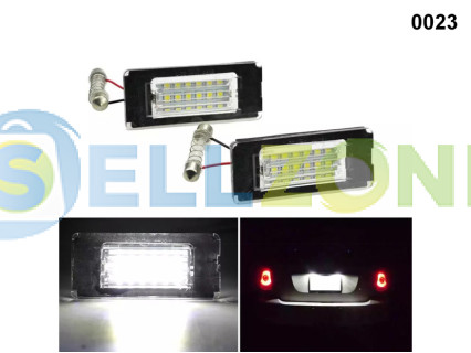 Φώτα πινακίδας εγγραφής LED με 18 διόδους SMD υψηλής ισχύος για MINI R56 R57 - 0023