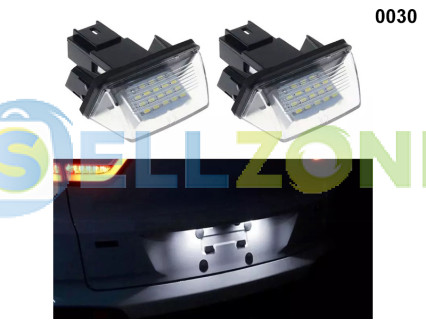 Ποιοτικά LED φώτα πίσω πινακίδας για Peugeot - 0030
