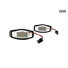 LED ισχυρά φώτα πινακίδας εγγραφής για Honda Civic - 0035