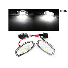 LED ισχυρά φώτα πινακίδας εγγραφής για Honda Civic Rear Number - 0036
