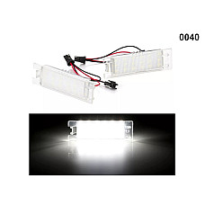 LED Φώτα πίσω πινακίδας κυκλοφορίας για Opel - 0040