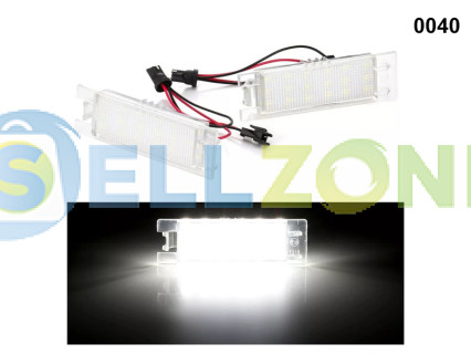 LED Φώτα πίσω πινακίδας κυκλοφορίας για Opel - 0040