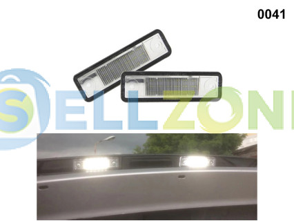2τμχ LED Φώτα πίσω πινακίδας κυκλοφορίας για Opel - 0041