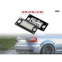 Φωτεινά φώτα LED για πίσω πινακίδες κυκλοφορίας για AUDI A3 A4 - 0050