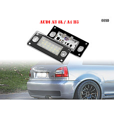 Φωτεινά φώτα LED για πίσω πινακίδες κυκλοφορίας για AUDI A3 A4 - 0050