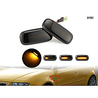 DYNAMIC LED Σετ Φλας Φτερού Φιμέ για Audi A2 A3 A4 A6 A8 TT - 0101 - Sellzone.bg DYNAMIC LED Σετ Φλας Φτερού Φιμέ για Audi A2 A3 A4 A6 A8 TT - 0101