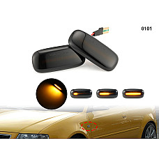 DYNAMIC LED Σετ Φλας Φτερού Φιμέ για Audi A2 A3 A4 A6 A8 TT - 0101 - Sellzone.bg DYNAMIC LED Σετ Φλας Φτερού Φιμέ για Audi A2 A3 A4 A6 A8 TT - 0101