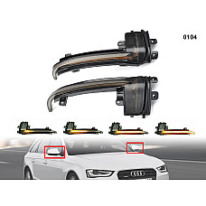 DYNAMIC LED Σετ Φλας ενδείξεων στροφής για καθρέφτες Audi A4 A5 - 0104 - Sellzone.bg DYNAMIC LED Σετ Φλας ενδείξεων στροφής για καθρέφτες Audi A4 A5 - 0104