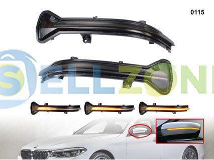 DYNAMIC LED Σετ Φλας ενδείξεων στροφής για καθρέφτες BMW 3 5 6 7 8 G11 G30 G20 - 0115