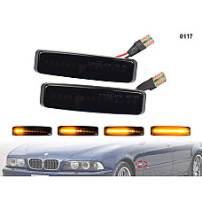 DYNAMIC LED Σετ Φλας Φτερού Φιμέ για BMW Σειρά 5 E39 - 0117 - Sellzone.bg DYNAMIC LED Σετ Φλας Φτερού Φιμέ για BMW Σειρά 5 E39 - 0117