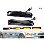 DYNAMIC LED Σετ Φλας Φτερού Φιμέ για BMW 3 E46 Pre-Face - 0118