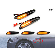 DYNAMIC LED Σετ Φλας Φτερού Φιμέ για BMW E46 E90 E60 E87 - 0120 - Sellzone.bg DYNAMIC LED Σετ Φλας Φτερού Φιμέ για BMW E46 E90 E60 E87 - 0120