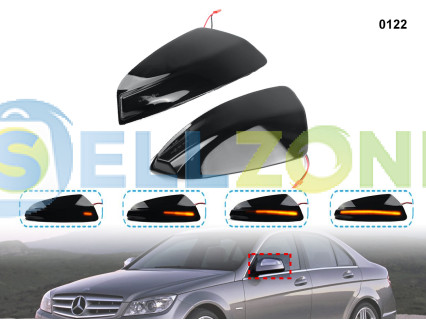 DYNAMIC LED Σετ Φλας ενδείξεων στροφής για καθρέφτες Mercedes C ML Vito W164 W204 - 0122