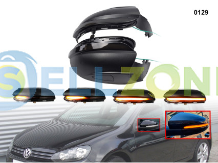 DYNAMIC LED Σετ Φλας ενδείξεων στροφής για καθρέφτες VW Golf 6 Touran - 0129