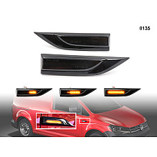 DYNAMIC LED Σετ Φλας Φτερού Φιμέ για VW Touran 2003-2009 - 0135 - Sellzone.bg DYNAMIC LED Σετ Φλας Φτερού Φιμέ για VW Touran 2003-2009 - 0135