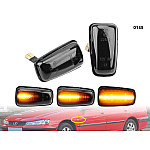 DYNAMIC LED Σετ Φλας Φτερού Φιμέ για Fiat Doblo Punto Panda Peugeot - 0145