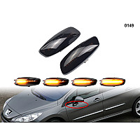 DYNAMIC LED Σετ Φλας ενδείξεων στροφής για Peugeot 207 308 Citroen - 0149 - Sellzone.bg DYNAMIC LED Σετ Φλας ενδείξεων στροφής για Peugeot 207 308 Citroen - 0149