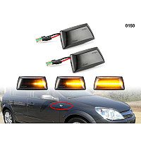 DYNAMIC LED Σετ Φλας Φτερού Φιμέ για Opel Astra Corsa Zafira Insignia - 0150 - Sellzone.bg DYNAMIC LED Σετ Φλας Φτερού Φιμέ για Opel Astra Corsa Zafira Insignia - 0150