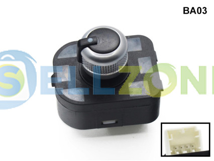 Ηλεκτρικός διακόπτης καθρεφτών για Audi A3 A6 A8 Q7 TT - BA03