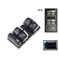 Διακόπτης ηλεκτρικών παραθύρων 5 κουμπιών για Audi A3 A6 Q7 C6 8P - BA16 - Sellzone.bg Διακόπτης ηλεκτρικών παραθύρων 5 κουμπιών για Audi A3 A6 Q7 C6 8P - BA16