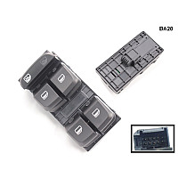 Διακόπτης ηλεκτρικών παραθύρων με τέσσερα κουμπιά για AUDI A4 B8 A5 Q5 - BA20 - Sellzone.bg Διακόπτης ηλεκτρικών παραθύρων με τέσσερα κουμπιά για AUDI A4 B8 A5 Q5 - BA20