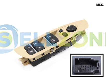 Κονσόλα φωτισμού ηλεκτρικών παραθύρων BMW F01 F02 - BB23