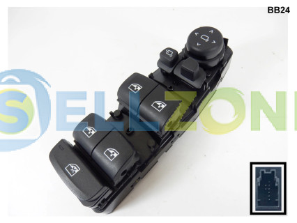 Κονσόλα κουμπιών ηλεκτρικών παραθύρων για BMW G20 G30 G01 - BB24