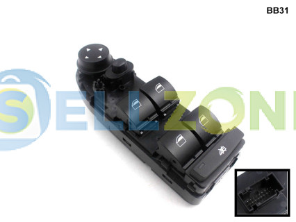 Διακόπτης ηλεκτρικών παραθύρων για BMW E90 - BB31