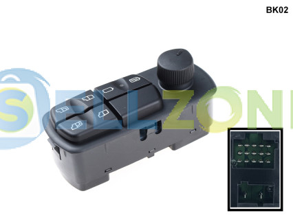 Κονσόλα, διακόπτης ηλεκτρικών παραθύρων για Mercedes Actros - BK02