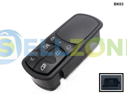 Κονσόλα, διακόπτης ηλεκτρικών παραθύρων για Mercedes Actros - BK03