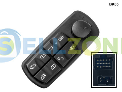 Κονσόλα, διακόπτης ηλεκτρικών παραθύρων για Mercedes Actros - BK05