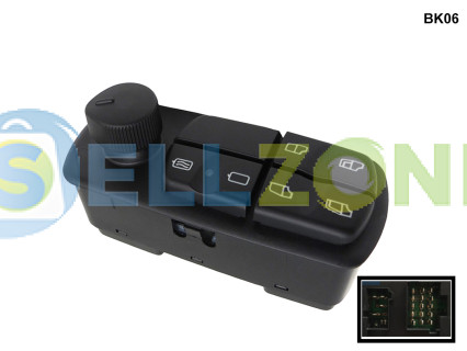 Κονσόλα, διακόπτης ηλεκτρικών παραθύρων για Mercedes Actros - BK06