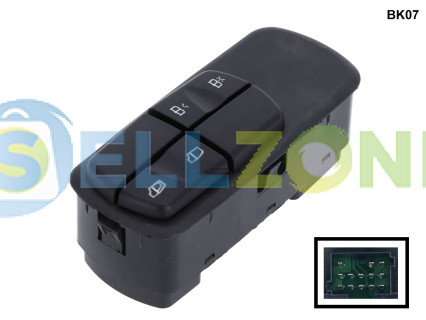 Κονσόλα, διακόπτης ηλεκτρικών παραθύρων για Mercedes Actros - BK07