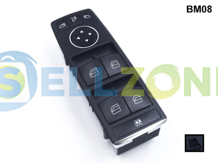 Διακόπτης Ηλεκτρικών Παραθύρων για Mercedes C Class W204 E W212 - BM08