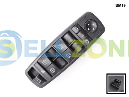 Κονσόλα, διακόπτης ηλεκτρικών παραθύρων για Mercedes ML W164 - BM19