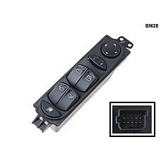 Διακόπτης ηλεκτρικών παραθύρων 10 ακίδων για Mercedes Vito Viano - BM28 - Sellzone.bg Διακόπτης ηλεκτρικών παραθύρων 10 ακίδων για Mercedes Vito Viano - BM28